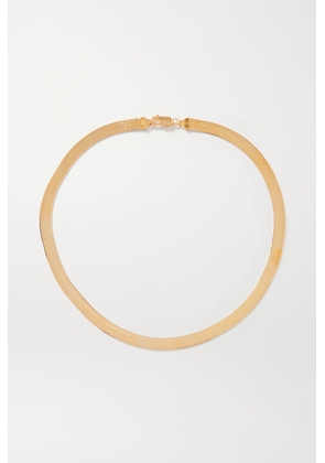 Loren Stewart - + Net Sustain Herringbone Xl Recycled Gold Vermeil Necklace - One size