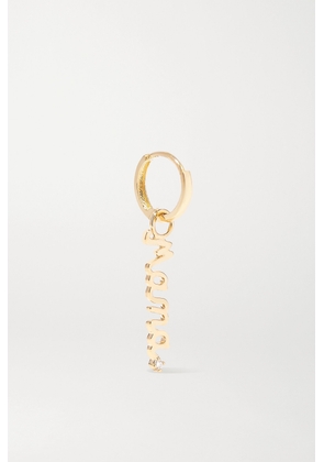 Alison Lou - Mama Huggy 14-karat Gold Diamond Earring - One size