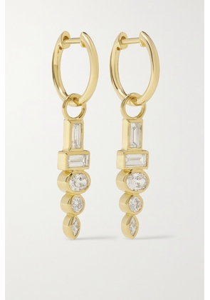 SORELLINA - Totem 18-karat Gold Diamond Earrings - One size