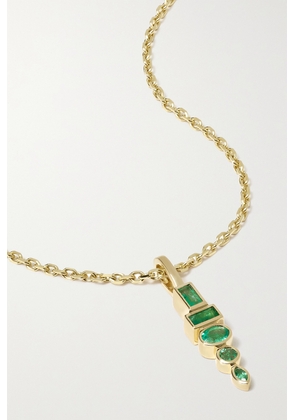 SORELLINA - Totem 18-karat Gold Emerald Necklace - One size