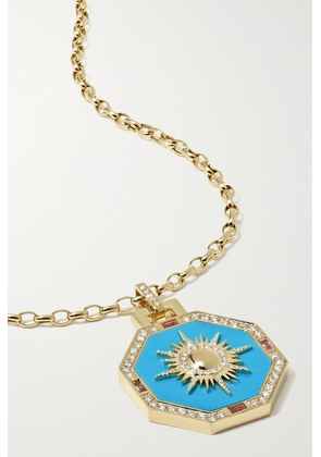 SORELLINA - Sole 18-karat Gold Multi-stone Necklace - One size
