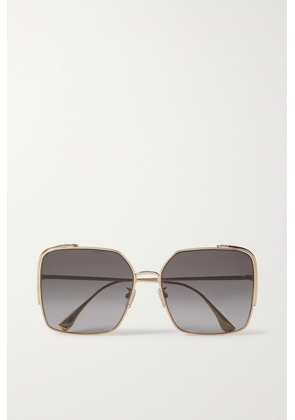 Fendi - O'lock Oversized Square-frame Gold-tone Sunglasses - One size