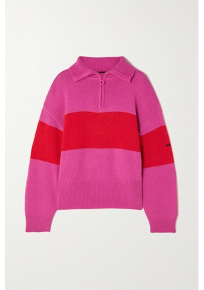 Goldbergh - Jules Two-tone Knitted Sweater - Pink - x small,small,medium,large,x large,xx large