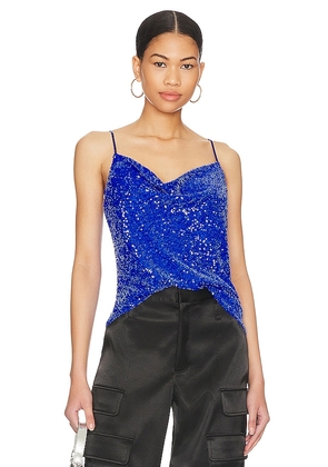 Generation Love Monet Sequin Cami in Blue. Size S.