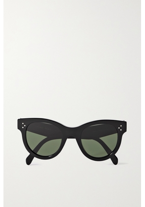 CELINE Eyewear - Round-frame Acetate Sunglasses - Black - One size