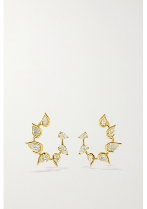Fernando Jorge - Flicker 18-karat Gold Diamond Hoop Earrings - One size