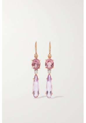 Irene Neuwirth - Classic 18-karat Rose Gold Multi-stone Earrings - One size