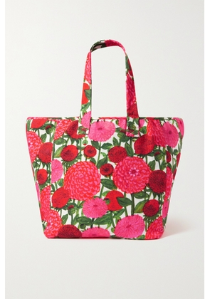 La DoubleJ - Reversible Printed Stretch-cotton Tote - Red - One size