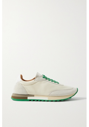 The Row - Owen Color-block Mesh And Suede Sneakers - Ivory - IT35,IT35.5,IT36,IT36.5,IT37,IT37.5,IT38,IT38.5,IT39,IT39.5,IT40,IT40.5,IT41,IT41.5,IT42