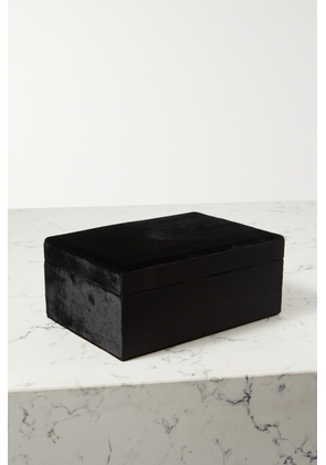Sophie Bille Brahe - Trésor Large Velvet Jewelry Box - Black - One size