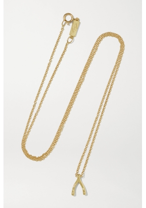 Jennifer Meyer - Mini Wishbone 18-karat Gold Necklace - One size