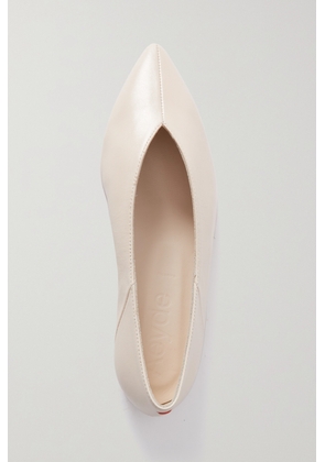 aeyde - Moa Leather Point-toe Flats - Cream - IT35,IT36,IT36.5,IT37,IT37.5,IT38,IT38.5,IT39,IT39.5,IT40,IT40.5,IT41,IT41.5,IT42