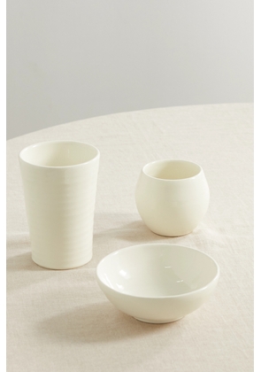 Brunello Cucinelli - Set Of Three Ceramic Bowls - Off-white - One size