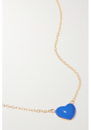 Alison Lou - Heart 14-karat Gold And Enamel Necklace - One size