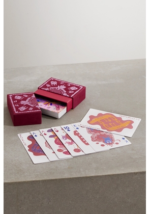L'Objet - + Haas Brothers Velvet Box And Jumbo Playing Cards - Pink - One size
