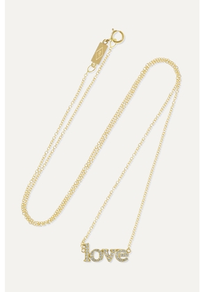 Jennifer Meyer - Love 18-karat Gold Diamond Necklace - One size
