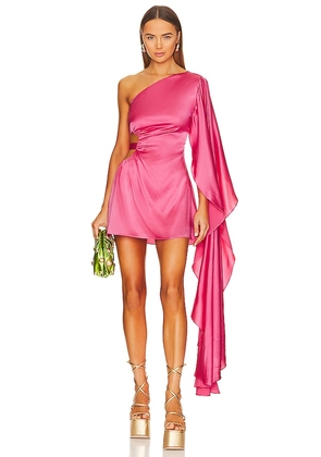 Cult Gaia Malia Dress in Pink. Size S.