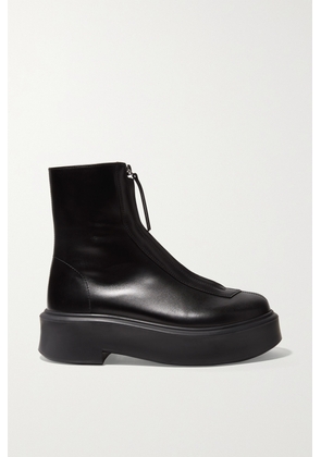 The Row - Leather Ankle Boots - Black - IT35,IT35.5,IT36,IT36.5,IT37,IT37.5,IT38,IT38.5,IT39,IT39.5,IT40,IT40.5,IT41,IT41.5,IT42