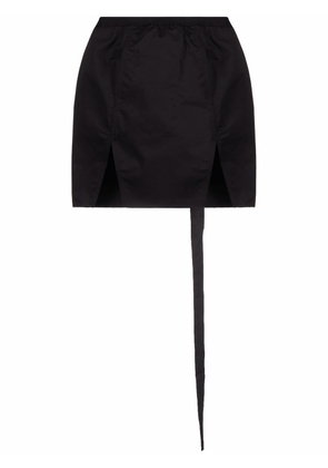 Rick Owens DRKSHDW front slit miniskirt - Black