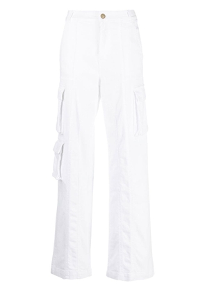 Versace Jeans Couture high waisted trousers - White