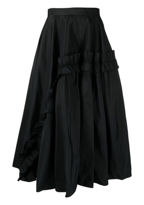 Alexander McQueen high-waisted A-line skirt - Black