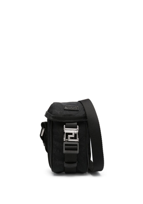 Versace Neo Nylon jacquard messenger bag - Black