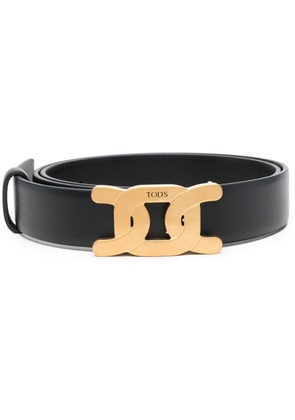 Tod's Kate logo-buckle belt - Black