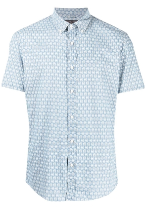 Michael Kors logo-print button-down shirt - Blue
