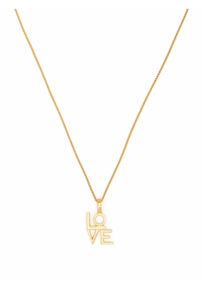 Saint Laurent 'love' pendant necklace - Gold