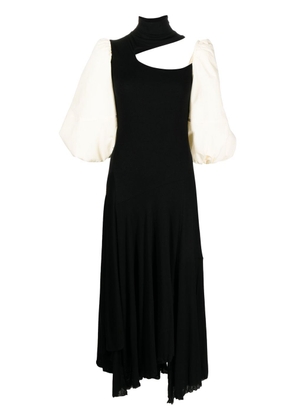 Rejina Pyo Tilly puff sleeve dress - Black