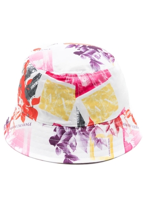 Armani Exchange floral-print bucket hat - Multicolour
