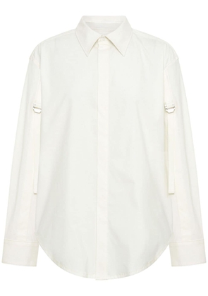 Dion Lee Safety Harness long-sleeve shirt - White