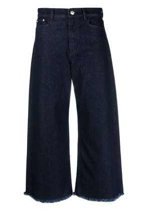 Wandler cropped wide-leg jeans - Blue