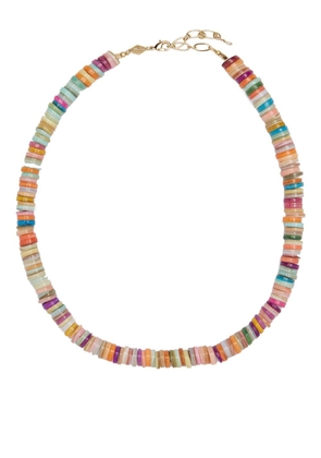 Anni Lu Holiday rainbow beaded necklace - Gold