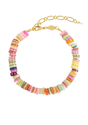 Anni Lu Holiday rainbow beaded bracelet - Gold