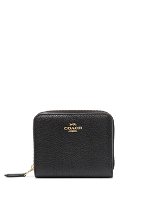 Coach pebbled-effect leather wallet - Black