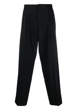 Costumein straight-leg wool trousers - Black