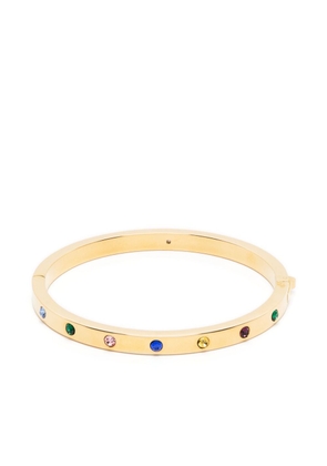 Kate Spade crystal-embellished bangle bracelet - Gold