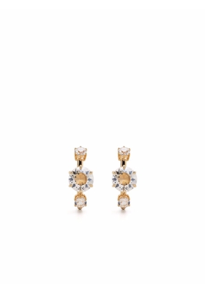Swarovski Constella cuff-cut earrings - Gold