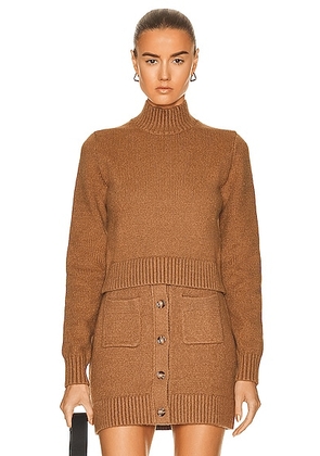 Burberry Brinley Sweater in Camel Melange - Tan. Size XL (also in ).