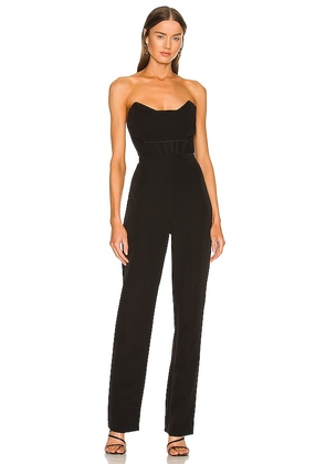 NBD Conner Jumpsuit in Black. Size S.