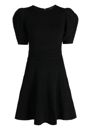 Ted Baker Velvey puff-sleeves minidress - Black