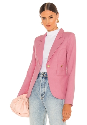 Smythe Classic Duchess Blazer in Pink. Size 10, 12, 2, 6, 8.