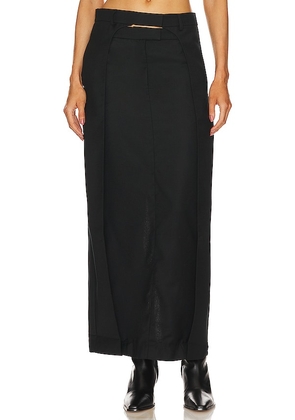 Aya Muse Fera Skirt in Black. Size M, XS, XXS.