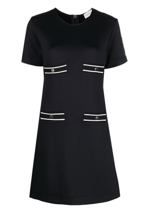 Moncler jersey piquet dress - Black