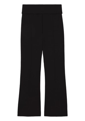 Proenza Schouler cropped stretch-wool trousers - Black
