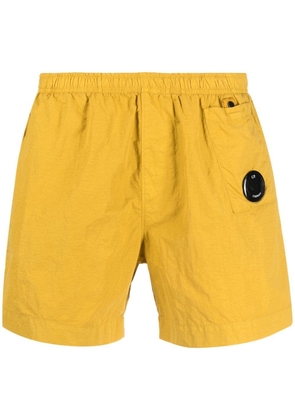 C.P. Company Lens-detail swim shorts - Yellow