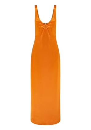 Anna Quan Liliana satin-finish dress - Orange
