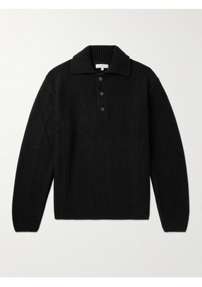 mfpen - Company Recycled-Wool Polo Shirt - Men - Black - S