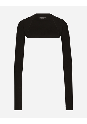 Dolce & Gabbana Kim Jersey Milano Rib Shrug - Woman Blazers Black 44